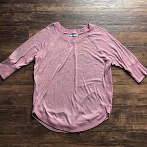 Maurices M Mauve 3/4 Sleeved Sweater